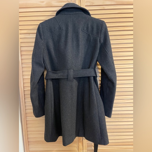 Michael Kors Zippered Wool Blend Coat - Picture 9 of 9